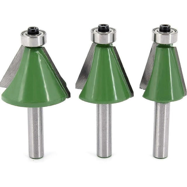 3pcs 8mm Shank Countersink And Chamfer Cutter, 15 Degree 22.5 Degree 30 Degree Countersink And Chamfer Bit Set Woodworking Milling Cutter Woodworking