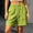 Mint Green, variant on Womens Shorts Womens Lightweight Solid Color Wide Leg Running Shorts Summer Casual Elastic Waist Drawstring Athletic Shorts with Pockets