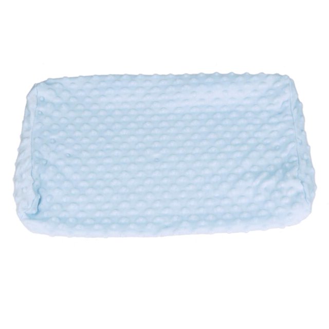 5 fundas de almohada de espuma viscoelástica de rebote lento para el cuidado cervical (azules)