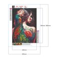thumbnail image 2 of Pintura de diamante 5D DIY completo taladro redondo chica Kit arte decoración del hogar (A2693), 2 of 9