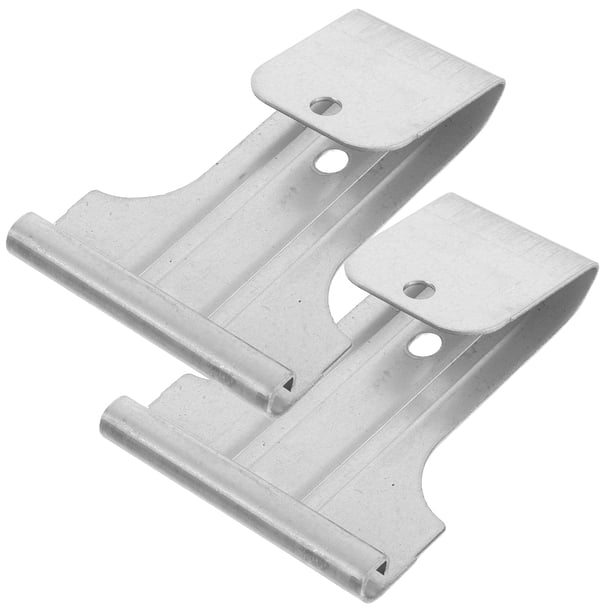 BRIGHTFUFU 2Ud De Gancho Para Puertas De Persiana Plata Con Antirrobo