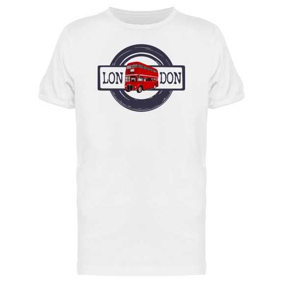 Grunge London City Bus Tee Men's -Image by Shutterstock