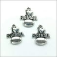 thumbnail image 5 of U8MO 4/20/40X Retro I LOVE Football Alloy Charms Pendants Jewelry Making DIY 20*18mm-40pcs, 5 of 5