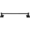 thumbnail image 2 of Vienna Towel Bar, 24 Inches, Matte Black by Stone Harbor Hardware, 2 of 4