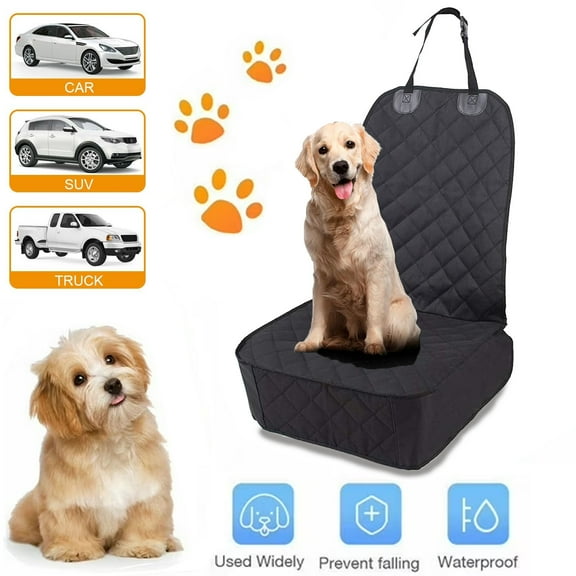 Haokaini Dog Car Seat Cover for Front Seat, Durable Pets Thickening Seat Covers, Protector Against Dirt & Fur Waterproof & ScratchProof & Nonslip, for Cars, Trucks, SUVs