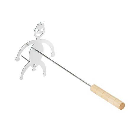 

Blotona Stainless Steel Barbecue Stick Creative Human Body Shape Hot Dog Skewers Rustproof Grill Accessories