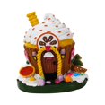 thumbnail image 1 of navideña con forma de , adorno navideño, estatuilla de resina, escena de invierno, casa para decoración del hogar, dormitorio y Amarillo, 1 of 10