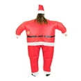 thumbnail image 4 of Christmas Xmas Santa Inflatable Costume for Adults (One Size), 4 of 5