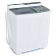 thumbnail image 3 of Canddidliike Twin Tub Portable Washing Machine with Timer Control and Drain Pump for Apartment-Gray, Timer Control, Compact Laundry Washer for RV, Apartments and Dorms, 3 of 11