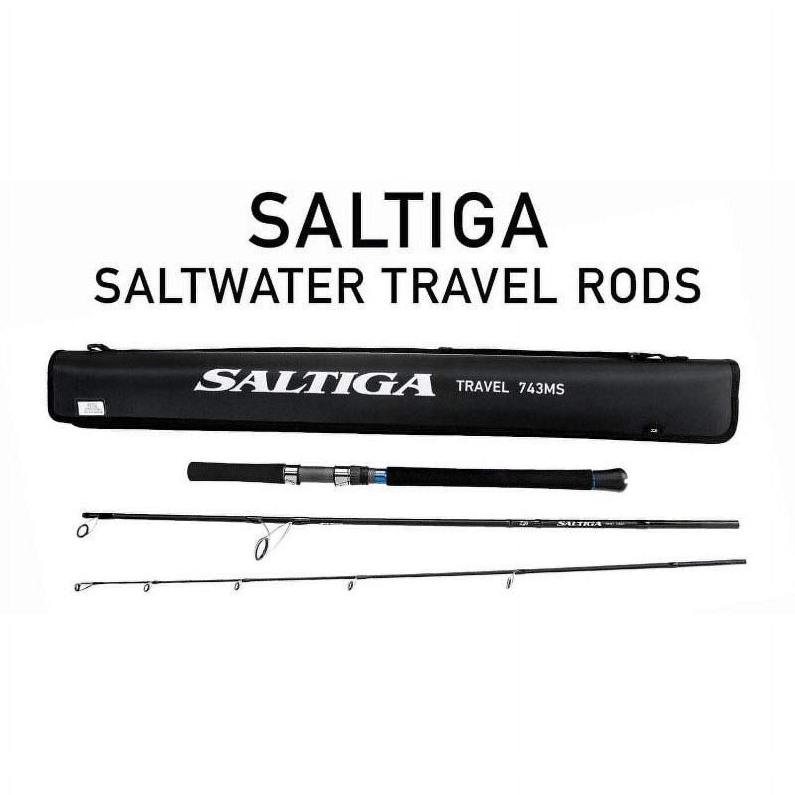 Daiwa Saltiga Saltwater Travel Fishing Rod - 632MHS - Walmart.com