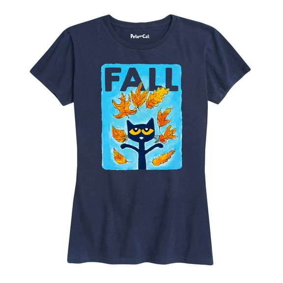 Pete The Cat - Falling Leaves - Women's Short Sleeve Graphic T-Shirt