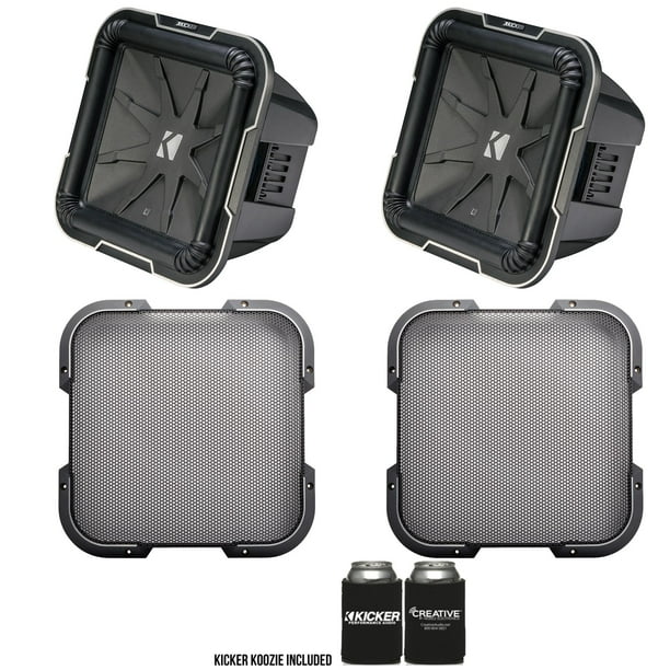 Kicker QClass Bundle Two 41L7122 12" Dual 2Ohm L7 Subwoofers With