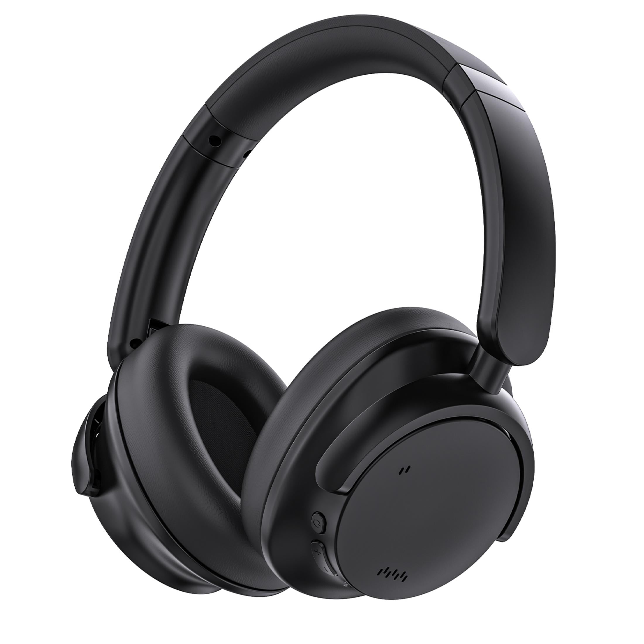 AUSDOM Wireless Noise Cancelling Headphones Black with Bluetooth