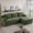 Green, variant on 96''Sectional Couches for Living Room Modern Modular Sectional Sofa Upholstered Boneless Couch Comfy Cloud Couch with Chaise (Black, 96''W Right Facing Chaise)