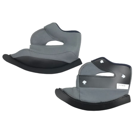 HJC CL-Y Youth Helmet Cheek Pads Gray w/White Snap LG (20mm)