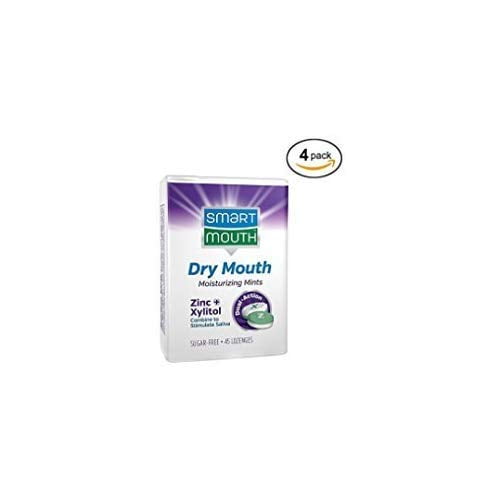 SmartMouth Dry Mouth Mints with SmartZinc, Moisturizes and Freshens