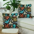 thumbnail image 2 of MKHERT Colorful Underwater Ocean Animals Pillowcase Pillow Protector Cushion Cover 18x18 inch,Set of 2, 2 of 2