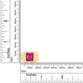 thumbnail image 6 of AFFY 8x10 mm Simulated Birthstone Men's Ring Ruby In 14K Yellow Gold Plated 925 Sterling Silver. Ring Size 10.5, 6 of 6