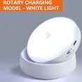 thumbnail image 1 of PEONAVET Induction Lamp Induction Lamp Night Light Motion Sensor with Rotating Base,Led Battery Operated 360° Rotated Wall Lights,Sleep Night Light Light-Controlled Human Body Induction Lampfor, 1 of 2