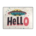 thumbnail image 5 of Yayeee Area Rugs for Living Room 5.2'x4' Indoor Non Slip Washable Bedroom Carpet, Beige UFO, 5 of 5