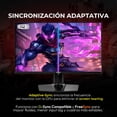 thumbnail image 3 of Monitor Gamer OLED 27" MSI MAG 271QPX QD-OLED WQHD 2560x1440 360Hz 0.03ms HDMI 2.1 DP 1.4a USB-C Adaptive Sync, 3 of 6