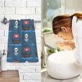 thumbnail image 7 of Pirate Ship Skull Pattern Bath Towel 100% Cotton Soft Thick High Absorbency Hand Face Towel Single Pack 16x28in, 7 of 7