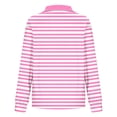 thumbnail image 4 of Riecok Plus Size Jackets for Women Lapel Long Sleeve Jackets Button Down Striped Coats Casual Stylish Clothes, 4 of 5