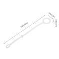 thumbnail image 3 of Miangastore 2pcs Ceramic Teapot Cover Handle Rope Silicone Tea Pot Rope Tea Accessories, 3 of 9