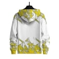 thumbnail image 6 of safuny Men's Hooded Sweatshirt Pocket Fashion Long Sleeve Fall Tees Crew Neck Drawstring Casual Relaxed Holiday Gradient Trendy Pullover Spring Clearance Yellow XXL, 6 of 6