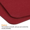 thumbnail image 4 of Uxcell 24x12" Desk Mat Protector, 2 Pack Dual Side Soft Smooth Mouse Pad Writing Mat, Red, 4 of 6