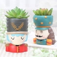 thumbnail image 3 of Coofit Cartoon Plant Pot Resin: Decorative Flower Pot Succulent Planter Pot for Garden, 3 of 4