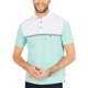 thumbnail image 1 of Nautica Polo de rugby con bloques de color para hombre, verde, extra pequeÃ±o Nautica polo, rugbi, 1 of 1