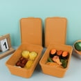 thumbnail image 3 of Harlier 2000ML Premium Bento Box, Microwave, Dishwasher Safe, Reusable & BPA-Free Lunch Container, Perfect for Outdoors, Office, Eco-Friendly, Choose from 4 Colors (Yellow), 3 of 7