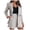 Grey, variant on RMGVDSD Women's 2 Piece Outfits Long Sleeve Button Blazer And Shorts Set Fashion Dressy Casual Outfits Comfort Fit Women Outfits