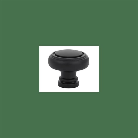 1.25 in. Norwich Cabinet Knob, Flat Black