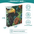 thumbnail image 5 of An Eagle in Floral Hardcover 3 Ring Binder 1.5 inch Round Rings with Interior Pockets Binders Organizer Office School 1 Pack, 5 of 9