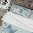 thumbnail image 4 of Designart 'Indigold Watercolor Flower III' Cottage Duvet Cover Set, 4 of 4