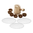 thumbnail image 1 of Tetera de cerámica con juego de tazas y bote para hervir agua, tetera tradicional china, teteras para cocina, regalos del Día de San Valentín ,, 1 of 8
