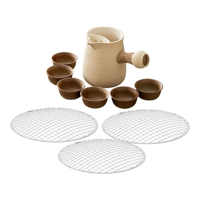 Tetera de cerámica con juego de tazas y bote para hervir agua, tetera tradicional china, teteras para cocina, regalos del Día de San Valentín ,