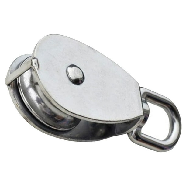 Scienceny Polea de acero inoxidable, portátil, reutilizable, resistente, profesional, impermeable, resistente a la intemperie, herramienta de rueda de Materiales de construcción M25 Scienceny TO009474-03