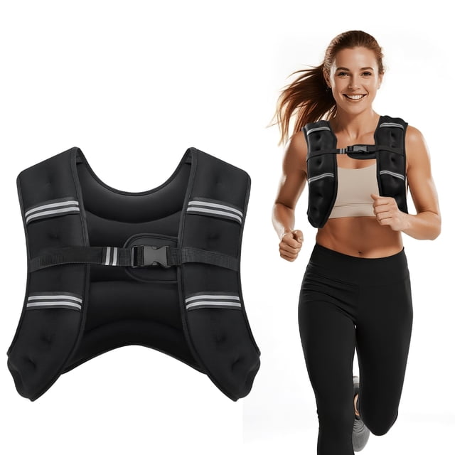 Chaleco pesado Cavry para entrenamiento de fuerza y correr, 8 libras