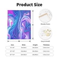 thumbnail image 2 of Sikiie Swirl Blue And Purple Print Canvas Decorative Hanging Painting, Anti-shrinkage Hanging Frame, Suitable for Home, Office Wall Decorations, 2 of 6