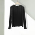 thumbnail image 4 of ZenCart Women UV Protection Tops Round Neck Long Sleeve Loose Fit Quick Dry Beach Wear See-through Thin Blouse, 4 of 8