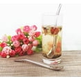 thumbnail image 3 of Stainless Steel Filter Straw, Silver Reusable Drinking Straw Filtered Spoon Yerba Mate Tea Gourd Bombilla Straws, 3 of 5