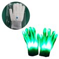 thumbnail image 4 of Guantes con Luz LED Sunnimix 8 Colores Intermitentes Verde, 4 of 8