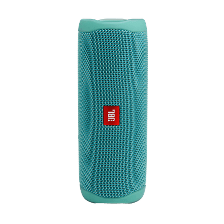 JBL - Flip 5 Portable Bluetooth Speaker - White Steel