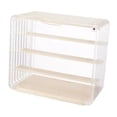 thumbnail image 3 of Lipstore Toy Display Cabinet Clear Toy Display Case Clear Showcase Cartoon Doll Organizer, 3 of 8