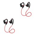 thumbnail image 2 of Methold Sport Bluetooth In-Ear Auriculares Auriculares inalámbricos IPX2 A prueba de sudor Entrenamiento Estéreo Bass Auriculares Rojo 2Conjunto, 2 of 6