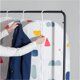 thumbnail image 3 of 3PCS Wardrobe Dustproof Clothing Bag PEVA Hanging Garment Bag Suit Hanging Bag Dust Cover (Blue,Large) Blue Large Blue, 3 of 4