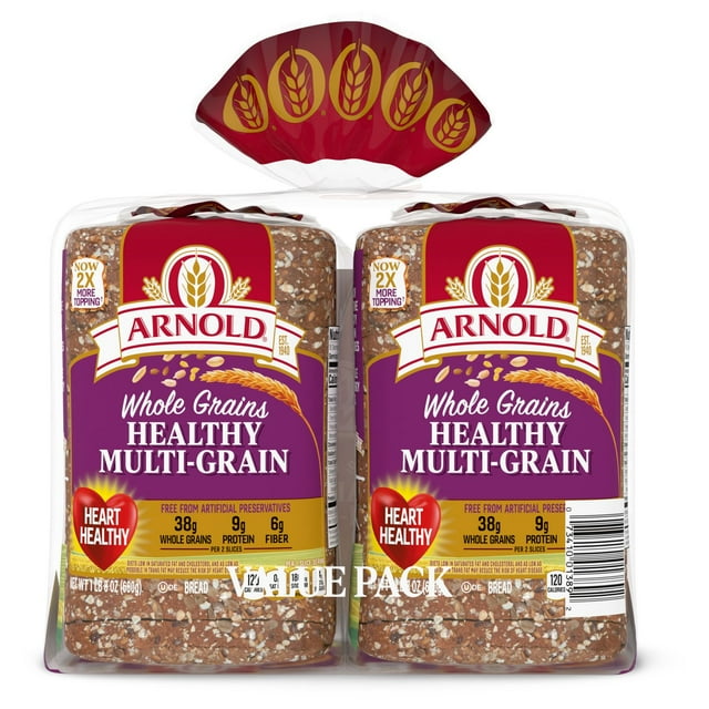 Arnold Whole Grains Healthy Multigrain Bread 24 oz., 2 pk.
